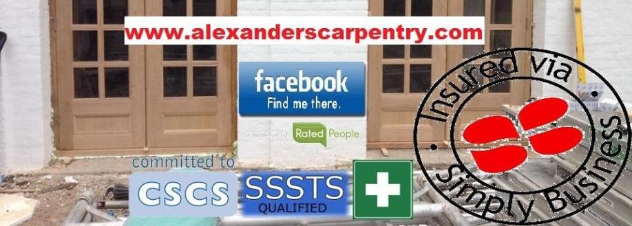 Main header - "ALEXANDER'S CARPENTRY LTD"