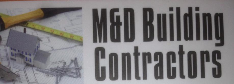 Main header - "M & D building contractors"