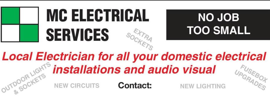 Main header - "mc electrical services"