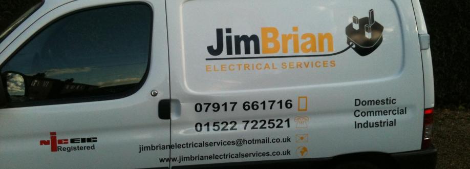 Main header - "Jim Brian Electrical Services"
