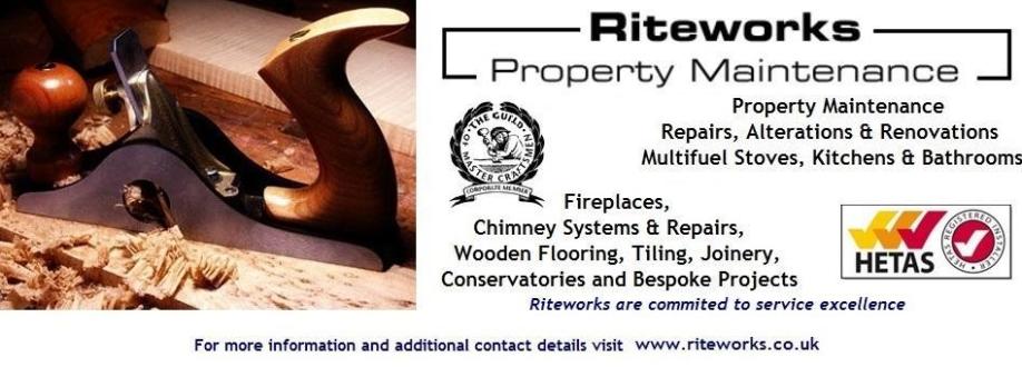 Main header - "Riteworks Property maintainance"
