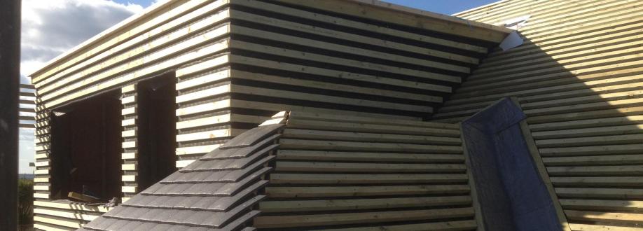 Main header - "Swan Carpentry and Roofing"