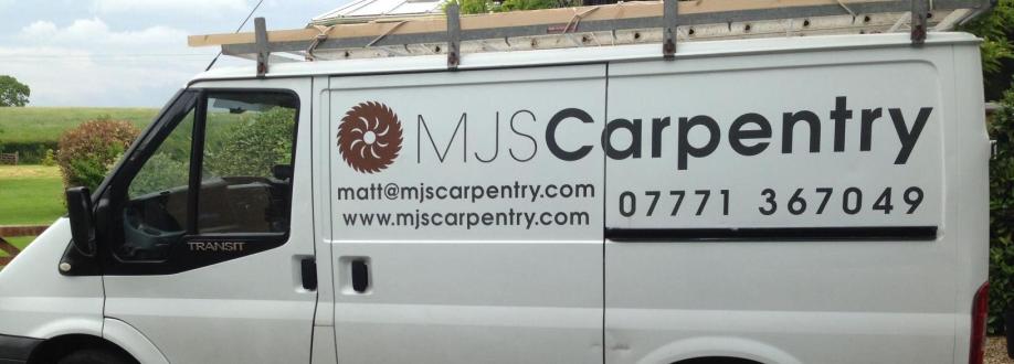 Main header - "MJS Carpentry"