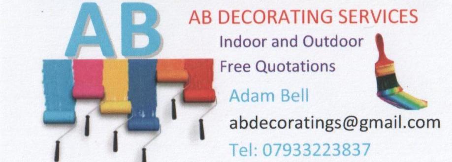 Main header - "AB Decorating Services"