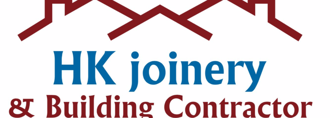 Main header - "hk joinery an building contractor"