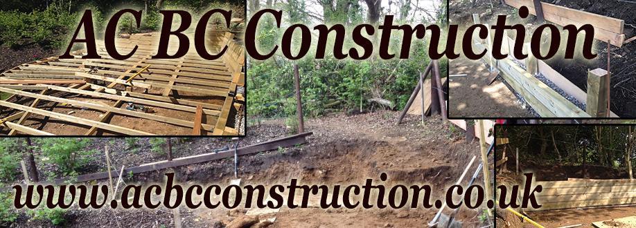 Main header - "AC BC Construction"