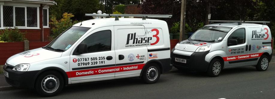 Main header - "Phase 3 Electrical Installations Ltd"