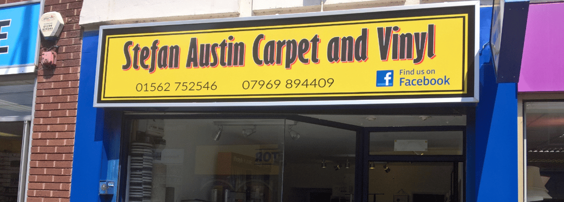Main header - "Stefan Austin Professional carpet fitter"