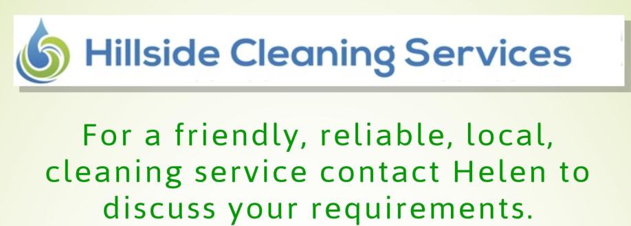 Main header - "Hillside Cleaning Services"