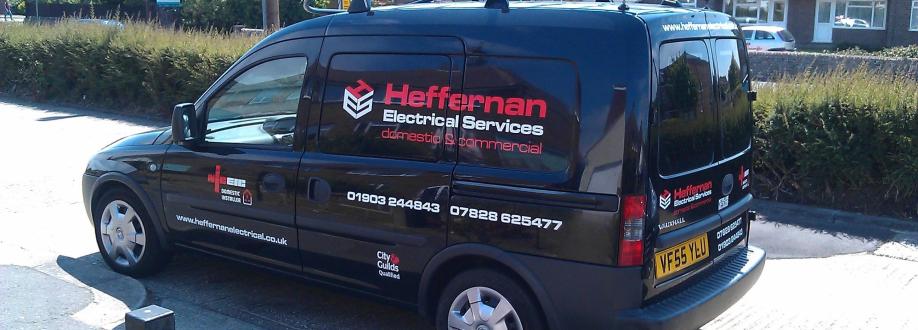 Main header - "Heffernan Electrical Services"