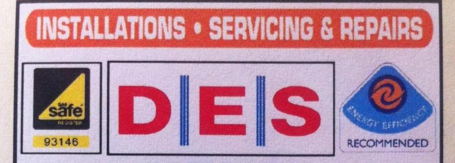 Main header - "D.E.S."