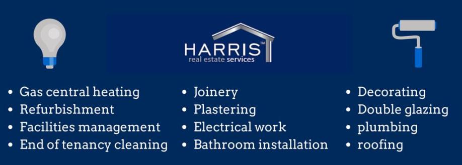Main header - "Harris Building & Maintenance"