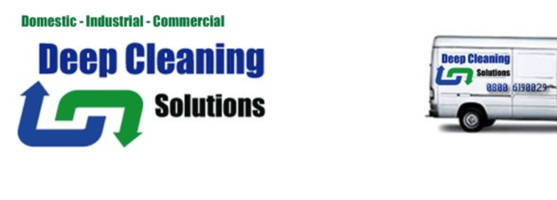 Main header - "Deep Cleaning Solutions"