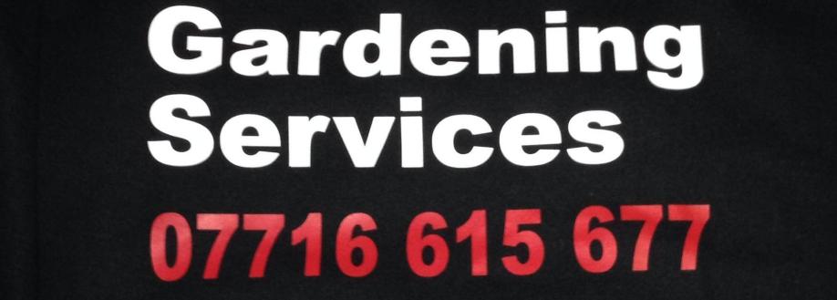 Main header - "Jc gardening services"