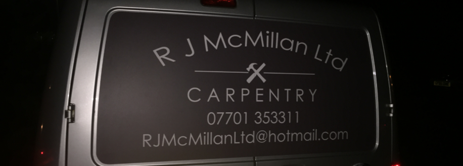 Main header - "R J McMillan LTD"