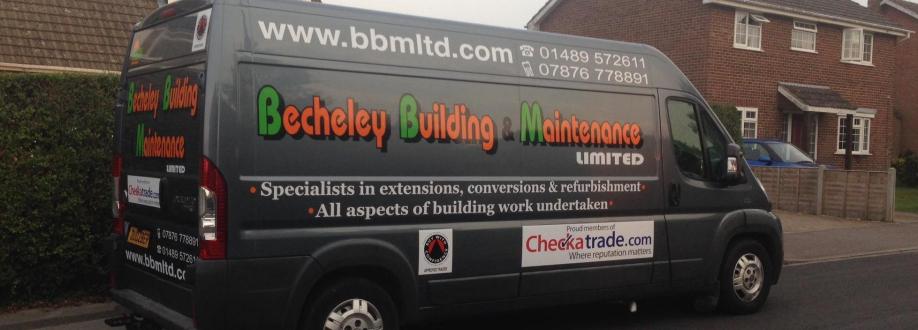 Main header - "Becheley Building & Maintenance"