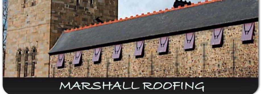Main header - "Marshall Roofing"