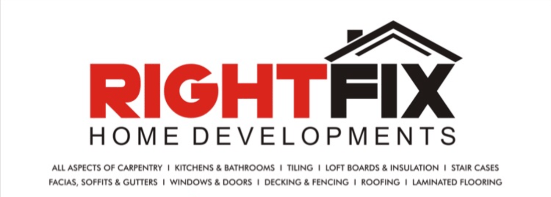 Main header - "Right Fix Home developments"