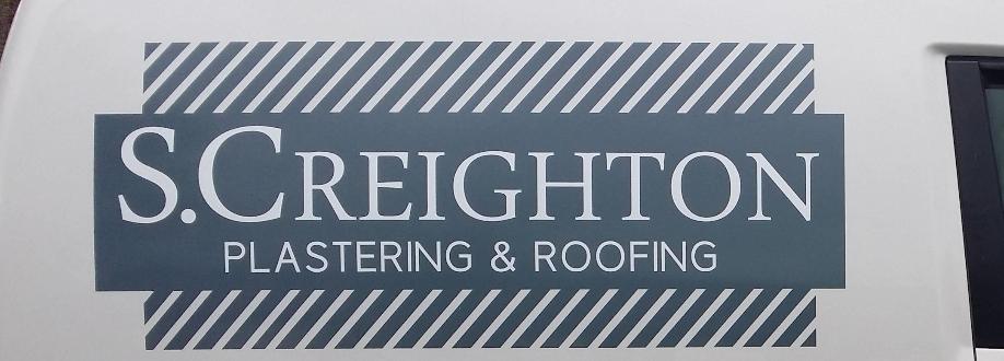 Main header - "S.Creighton Plastering&Roofing"