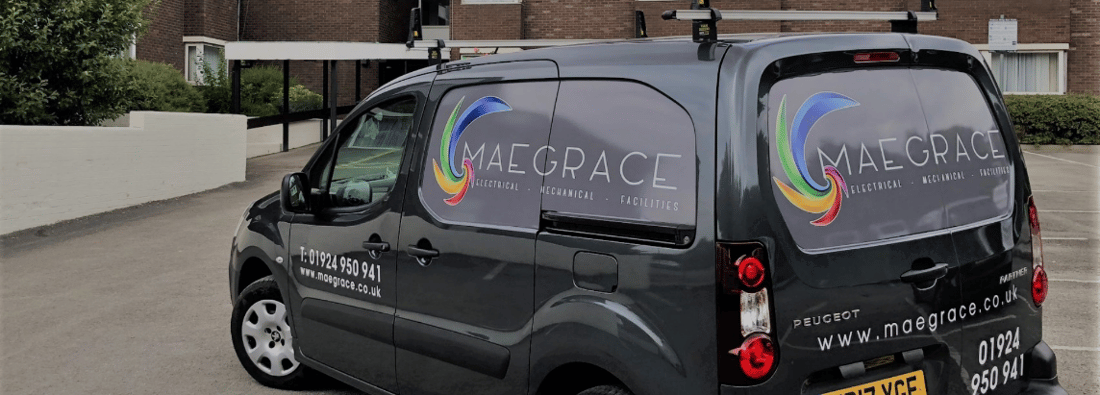 Main header - "maegrace electrical services"