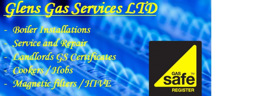 Main header - "Glens Gas Services LTD"