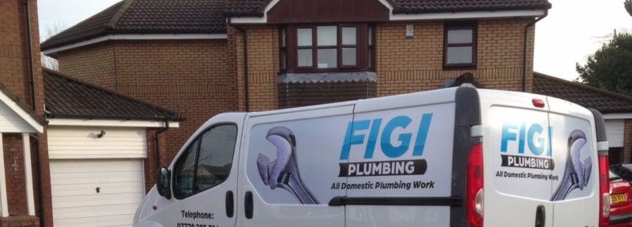 Main header - "FiGi Plumbing Ltd"