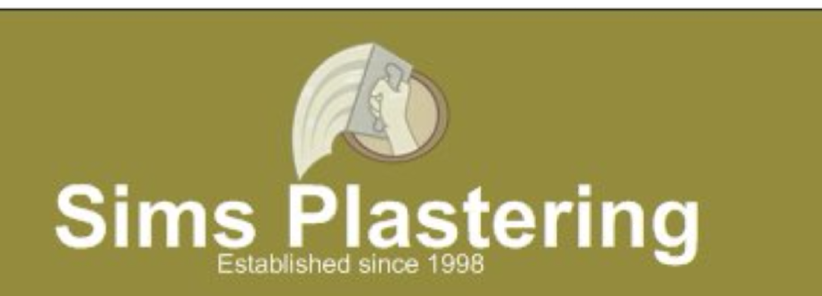 Main header - "Sims Plastering"