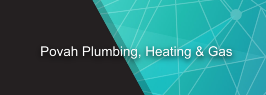 Main header - "Povah Plumbing, Heating & Gas"