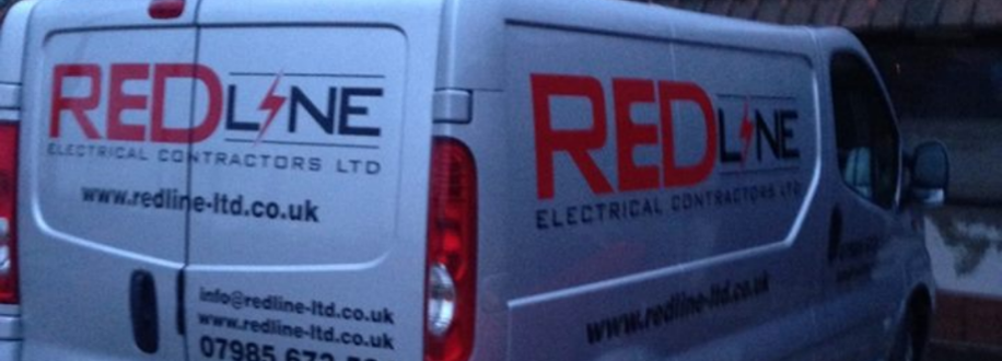 Main header - "Redline Electrical Contractors Limited"