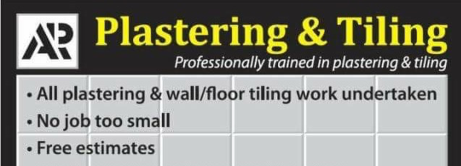 Main header - "AR Plastering & Tiling"