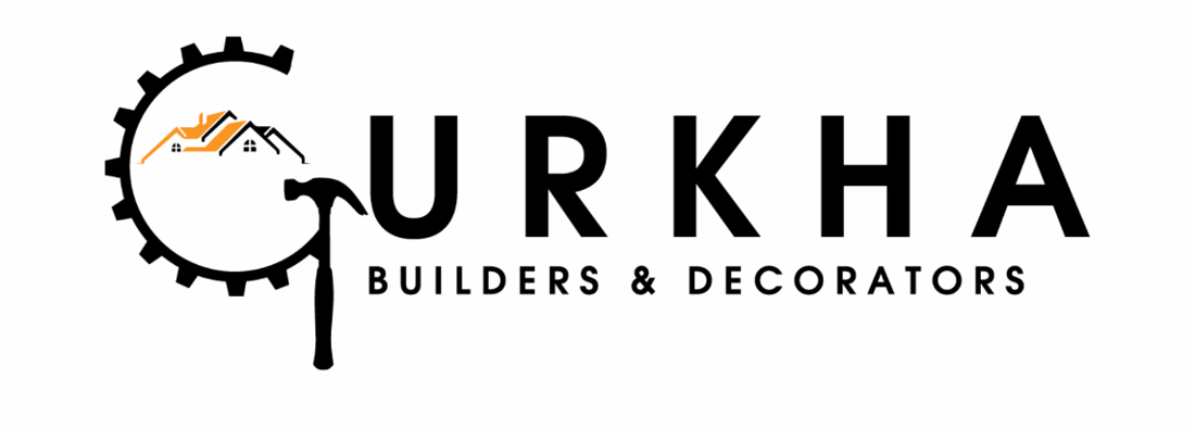 Main header - "Gurkha Builders & Decorators"