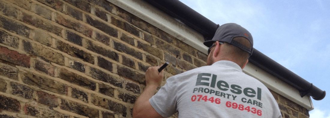 Main header - "ELESEL PROPERTY CARE"