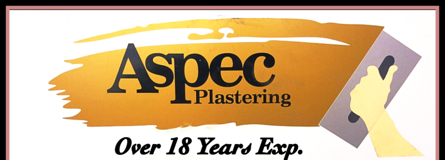 Main header - "Aspec Plastering"