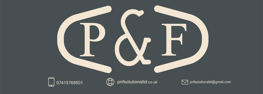 Main header - "P&F Painting Solutions Ltd"