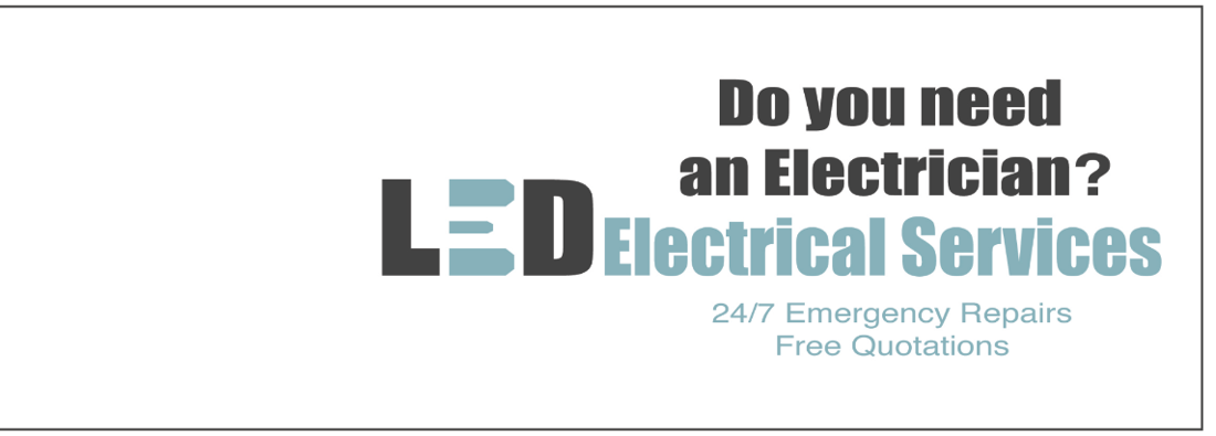 Main header - "LED Electrical Services"