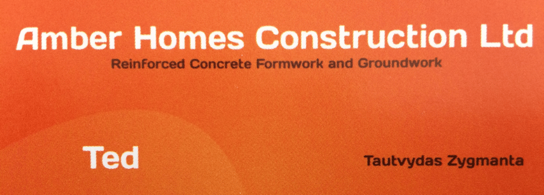 Main header - "Amber Homes Construction Ltd"
