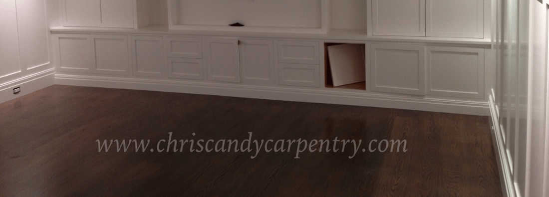 Main header - "Chris Candy Carpentry"