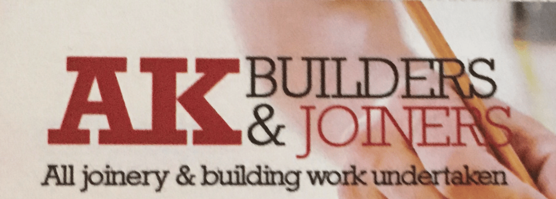 Main header - "AK builders&joiners"