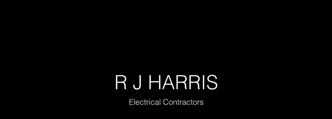 Main header - "R J Harris Electrical"