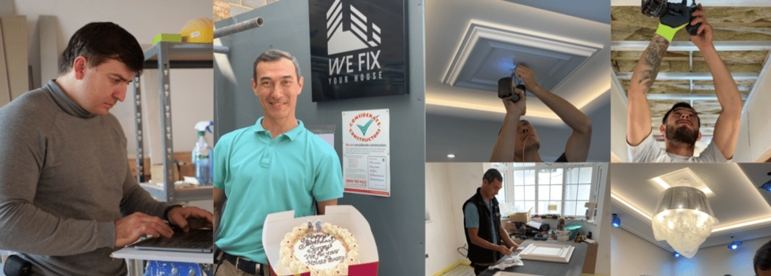 Main header - "We Fix Your House"