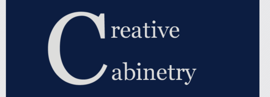 Main header - "Creative Cabinetry limited"