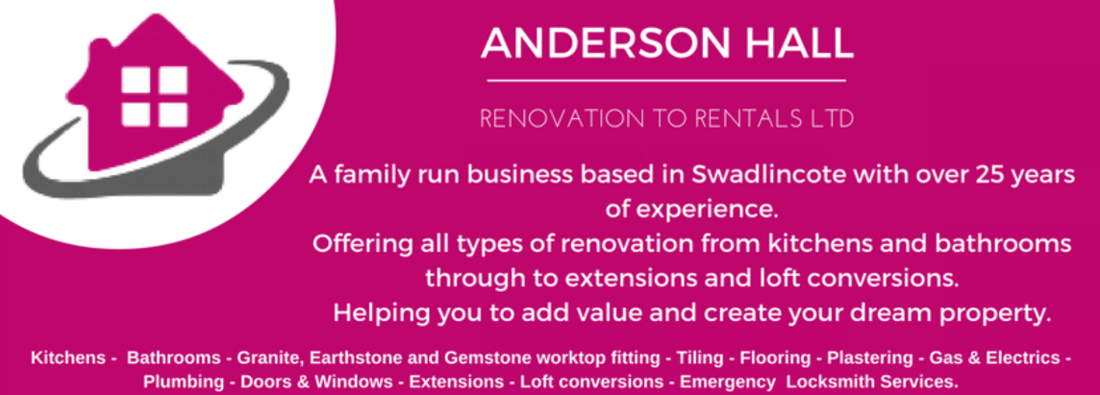 Main header - "Anderson Hall Renovation to Rentals Ltd"