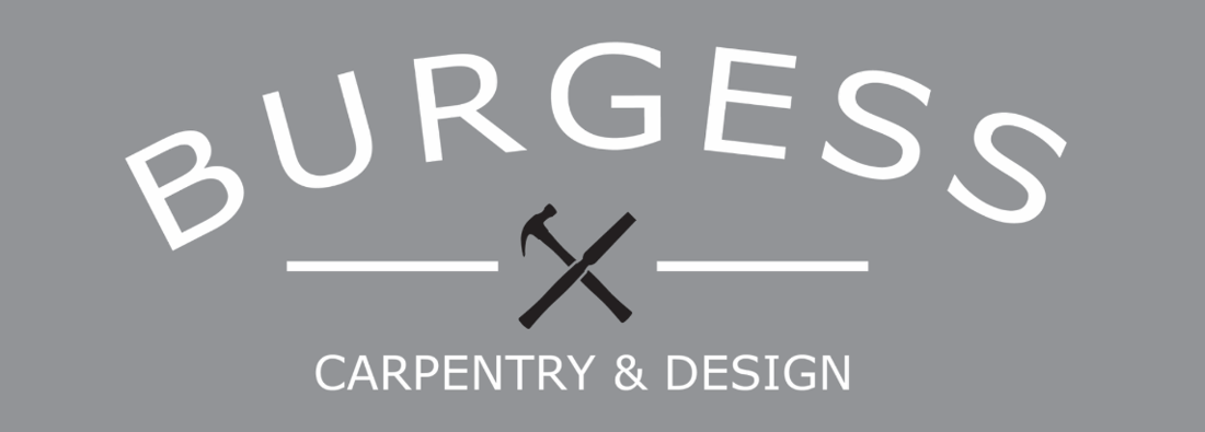 Main header - "Burgess Carpentry and Design"
