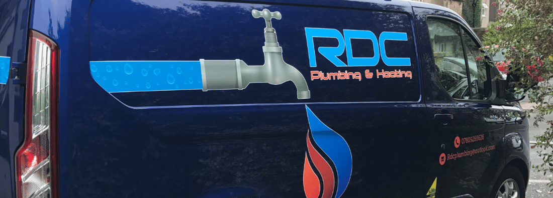 Main header - "RDC Plumbing and Heating"