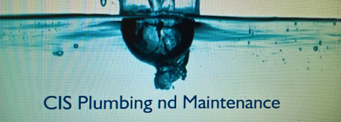 Main header - "cis plumbing and maintenance"