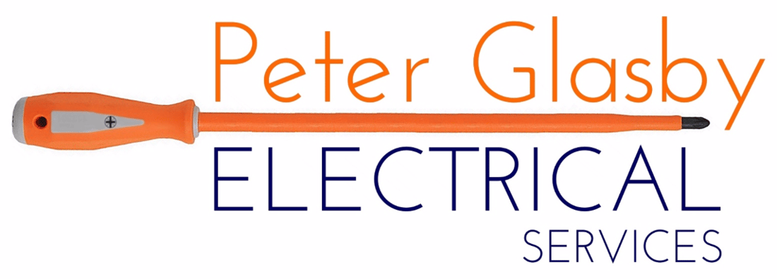 Main header - "Peter Glasby Electrical Services"