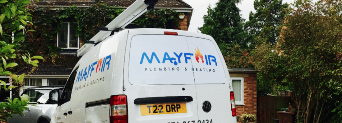 Main header - "Mayfair Plumbing & Heating Ltd"