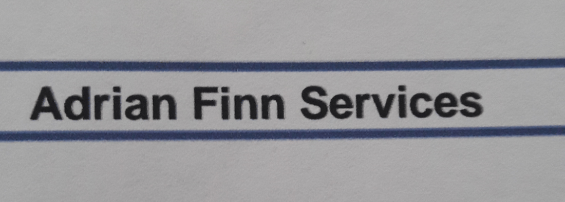 Main header - "Adrian Finn services"