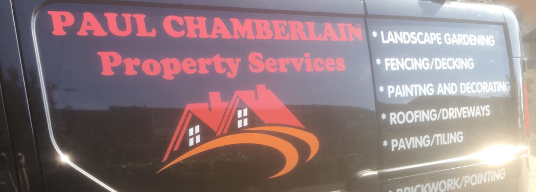 Main header - "Paul Chamberlain Property Services"