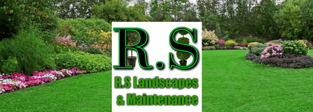 Main header - "R.S Landscape & Maintanance"